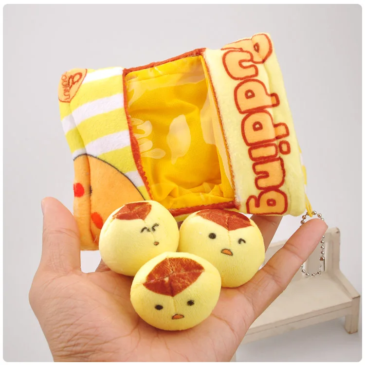 

Japanese Cartoon Rabbit Puppy Snack Bag Plush Toy Dog Pudding Throw Pillow Mini Pendant Stuffed Plush Doll Gift
