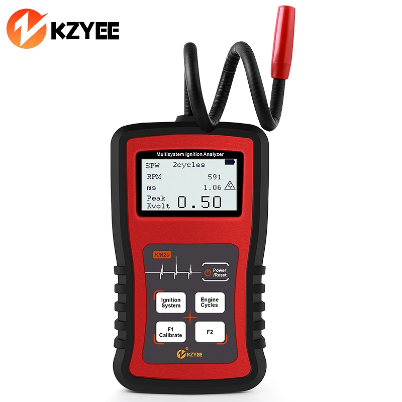 KZYEE KM20 Авто свечи зажигания Тесты анализатор автомобиля Spark Plug er Мотор Igniting