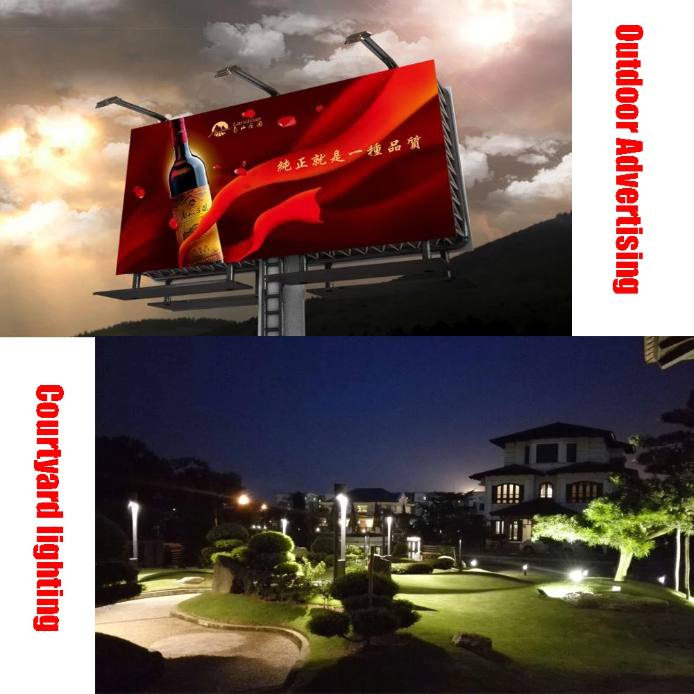 Solar do Jardim Luzes de Estrada ao ar Lâmpada de Parede Iluminação do Jardim da Paisagem Lâmpada Solar Livre Impermeável Decoração Chincolor ca Luz 20 de estrada Ao Ar Livre Lâmpada de