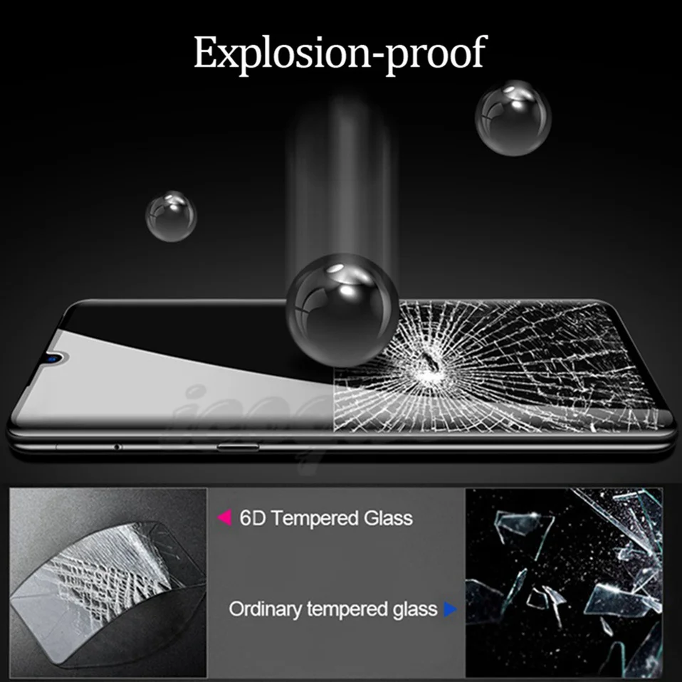 6D Tempered Glass for OPPO F9 F11 Pro F7 K1 K3 Screen Protector Glass for OPPO Reno Z R19 R17 Realme X 3 2 Pro A1k C2 A7 AX7 A9x (9)