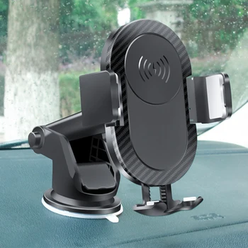 

Car Windscreen QI Fast Wireless Charger For iphone XR XS X 8 For Samsung S9 S8 Air Vent Mount Holder Stand Dock Infrared Sensor