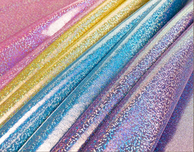 Ширина 160x100 см флуоресцентная ткань лазерная эластичная трикотажная цветная блестящая ткань для сцены, свадьбы декоративная ткань для шитья куклы тильда