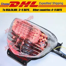 motorcycle partsLED Tail Brake Light Turn Signals for GSXR 600 GSX-R600 750 1000 clear