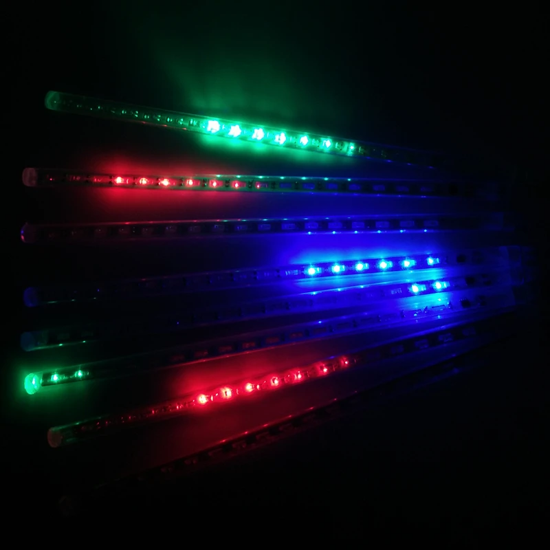 AIFENG Holiday Lights Connectable 30cm Meteor Shower Rain Tube 144Leds Waterproof Outdoor Christmas Tree Decorate Holiday Lights