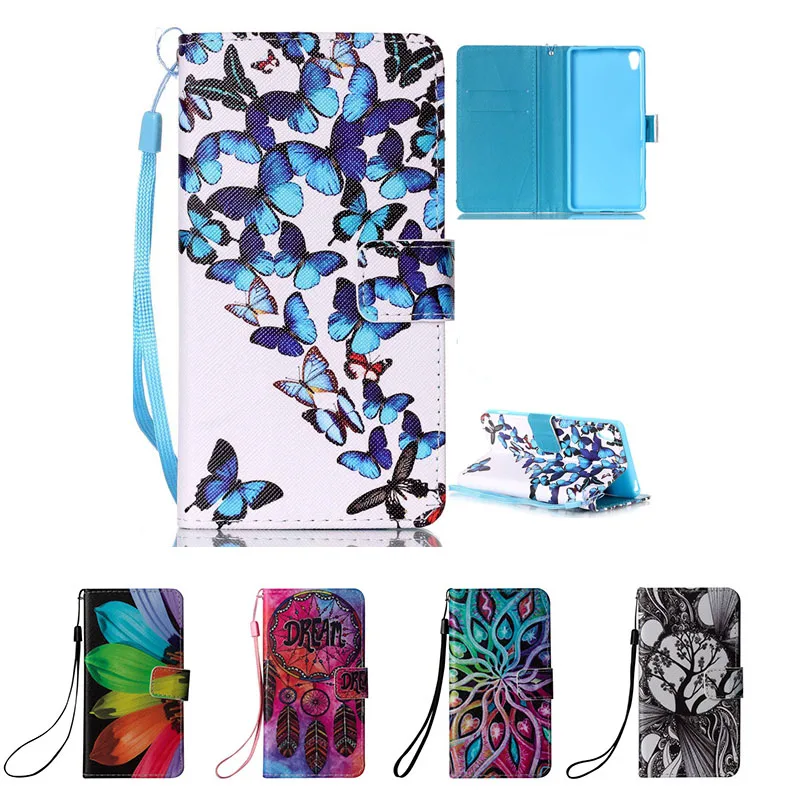 

LUCKBUBY For Sony Xperia XA E5 case Luxury Flip PU Leather [Wallet Case] With Stand Mobile Phone Bags Cover Fundas Coque Capa