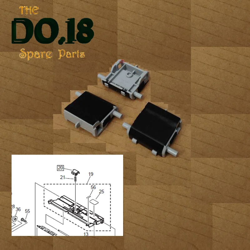 1pc original new FL3 3239 000 Doc Feeder ADF Separation Pad for Canon DADF AB1 imageRUNNER 2530