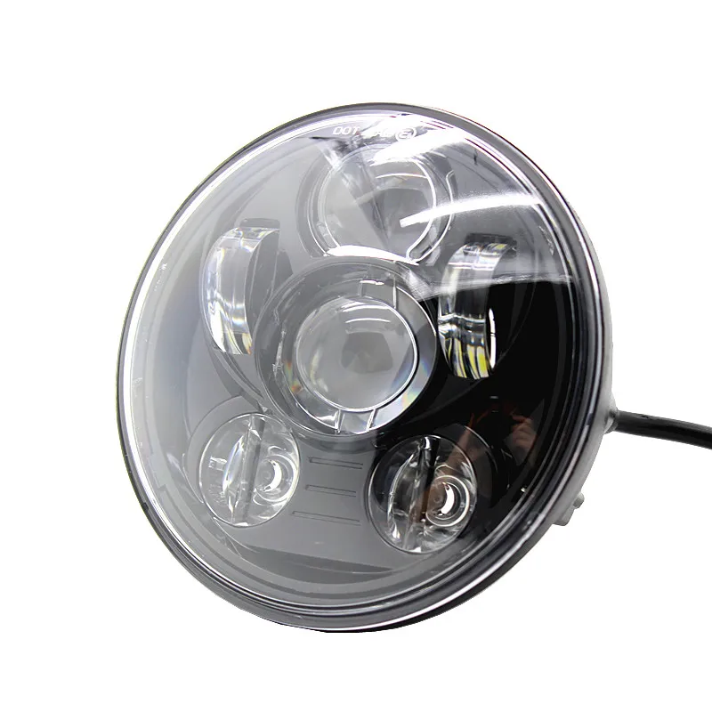 Color : Black 1pcs 5.75 Inch Led Headlights For Triumph Rocket Iii 3 & For Speed Triple & For Street Triple & For Thunderbird
