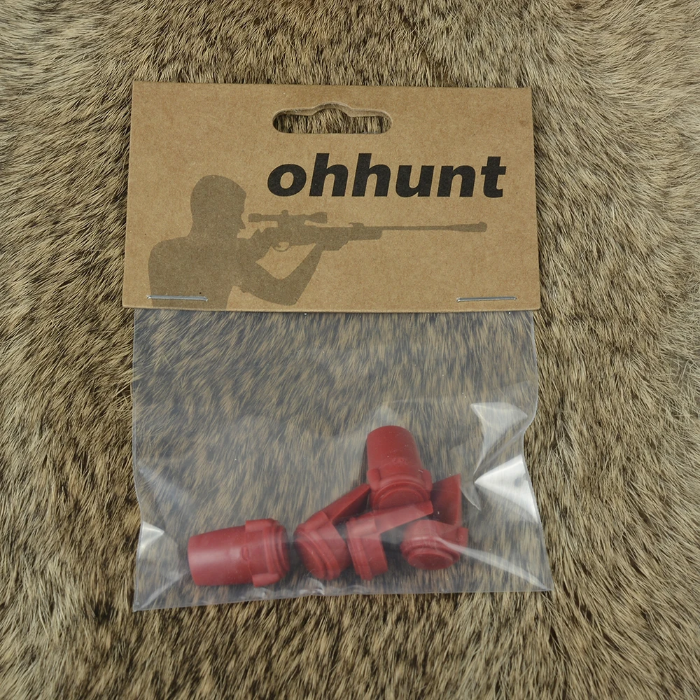 Ohhunt AR 15 M16 223/556 Резина Accu-Клин приемник буфера Охотничьи аксессуары черный красный желтый