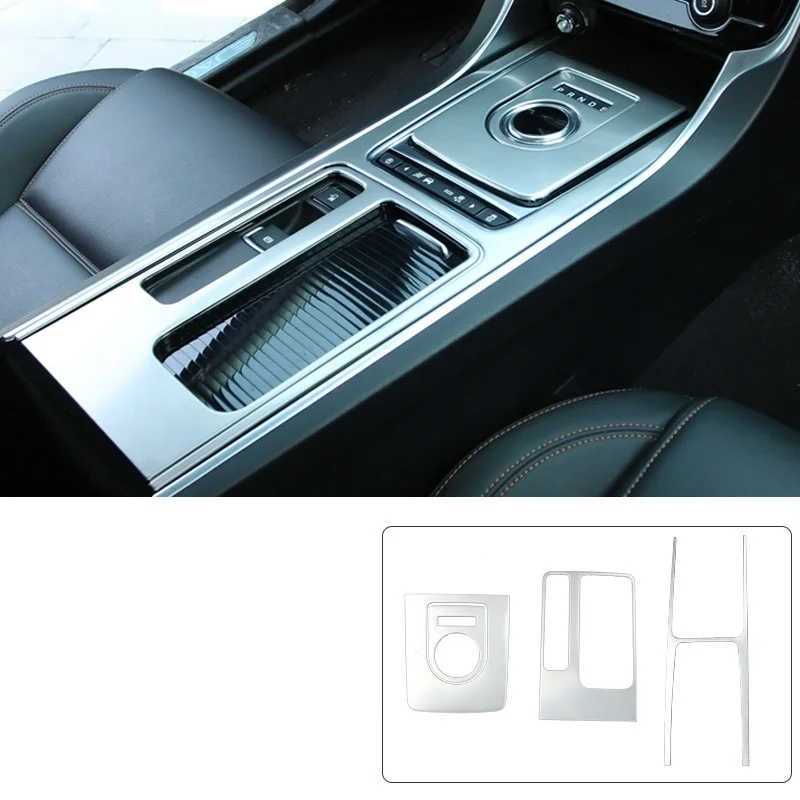 

Car Steering Wheel Control System Gear Interior Durable Decorative Modified Trim Mouldings Parts Bright 18 19 FOR Jaguar XF