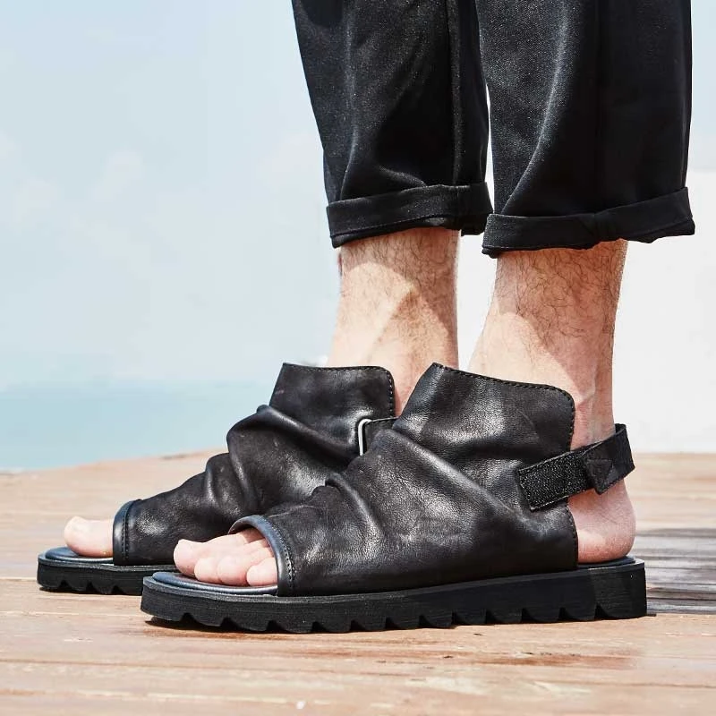 Al Negro Zapatos Transpirable Sandalias Hombre Mycoron Joker Playa Ligero Libre Nueva Hombres Simple Moda Aire Antideslizante TxXP1Z