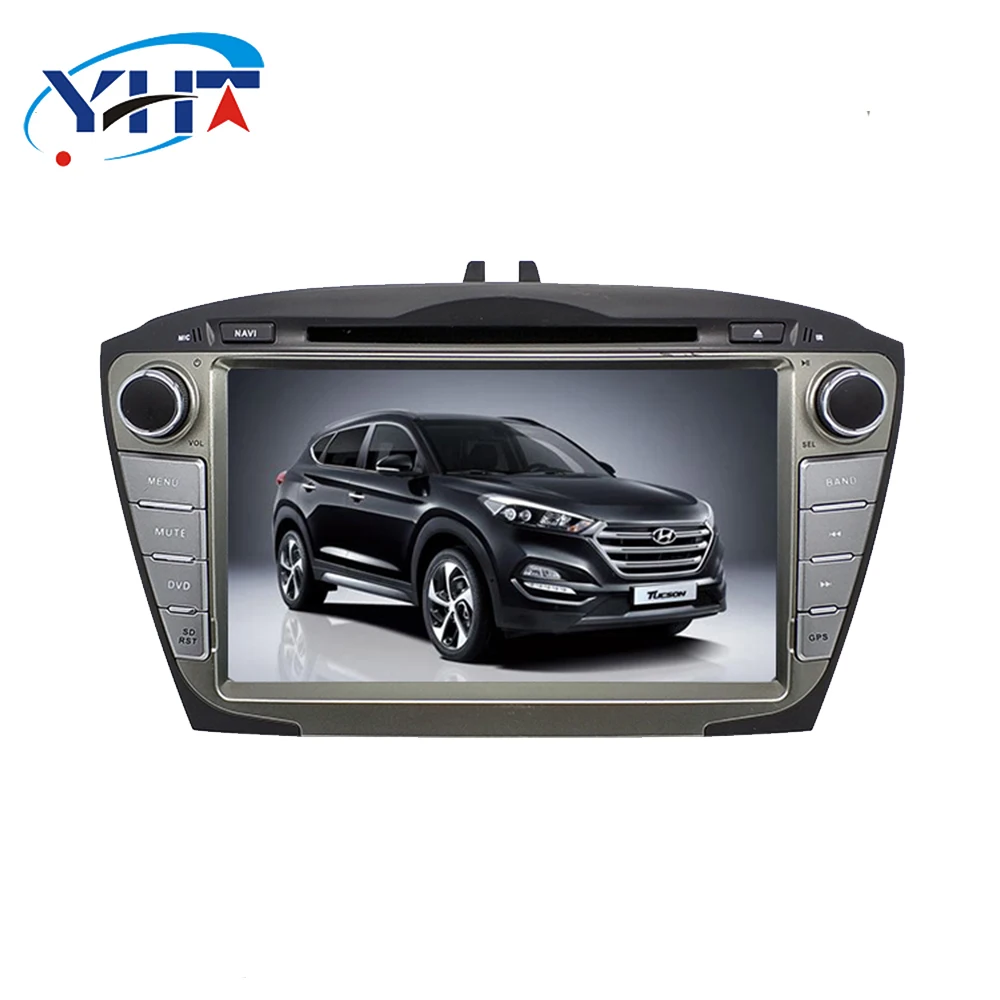 Best 2din 8" Quad-Core 1+16GB Android 8.1 Car Radio DVD Player with Capacitive Touch Screen MirrorLink for Hyundai Tucson 2009-2015 0