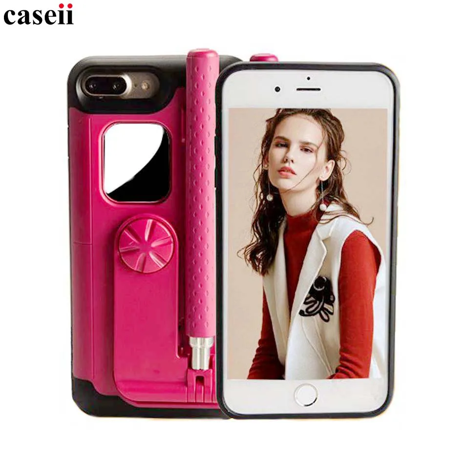 caseii Selfie Stick Phone Case For iPhone 8 Case Cover Portable