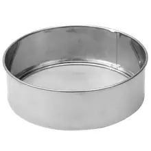 Нержавеющая Сталь Серебряная Сетка Мука сито просеивающий фильтр торт выпечки кухня фильтр сетка