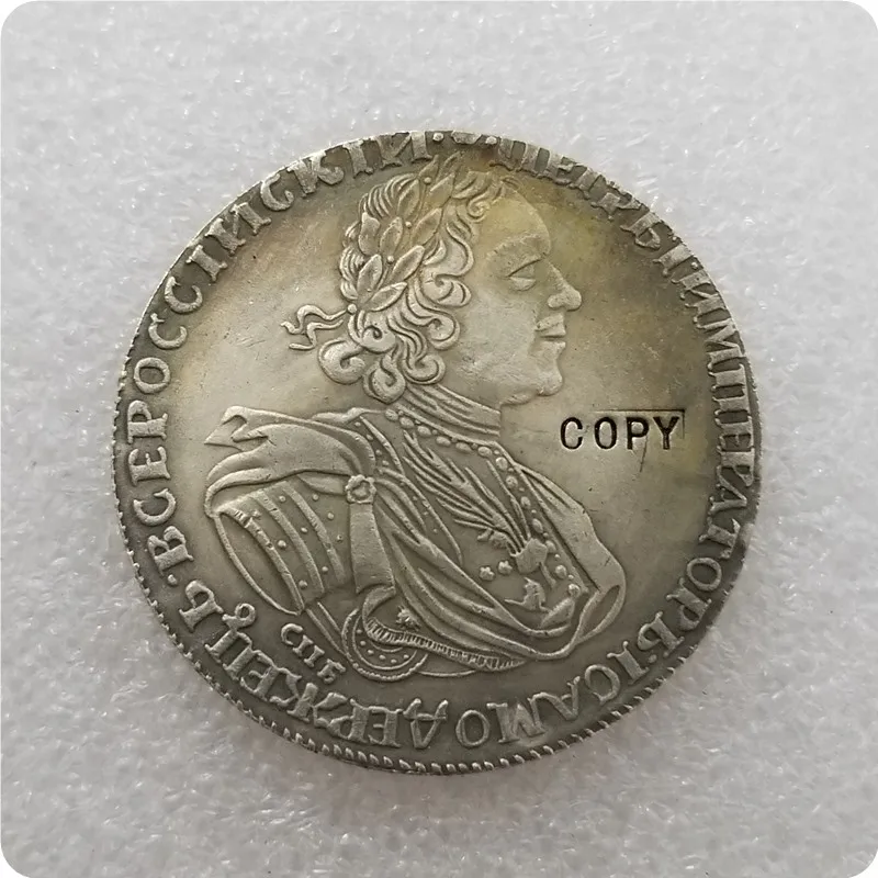 

Type2:1725 RUSSIA 1 ROUBLE Copy Coin commemorative coins