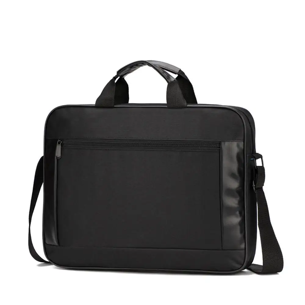 ANOVISHANA Male Briefcase Maleta Casual Laptop bags Business Handbag Shoulder Bags Office Crossbody Messenger Bag For Men N011 - Цвет: Black1