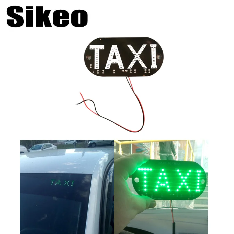 1PCS Taxi Led Light Hot Sale Taxi Cab Windscreen Windshield Sign Light