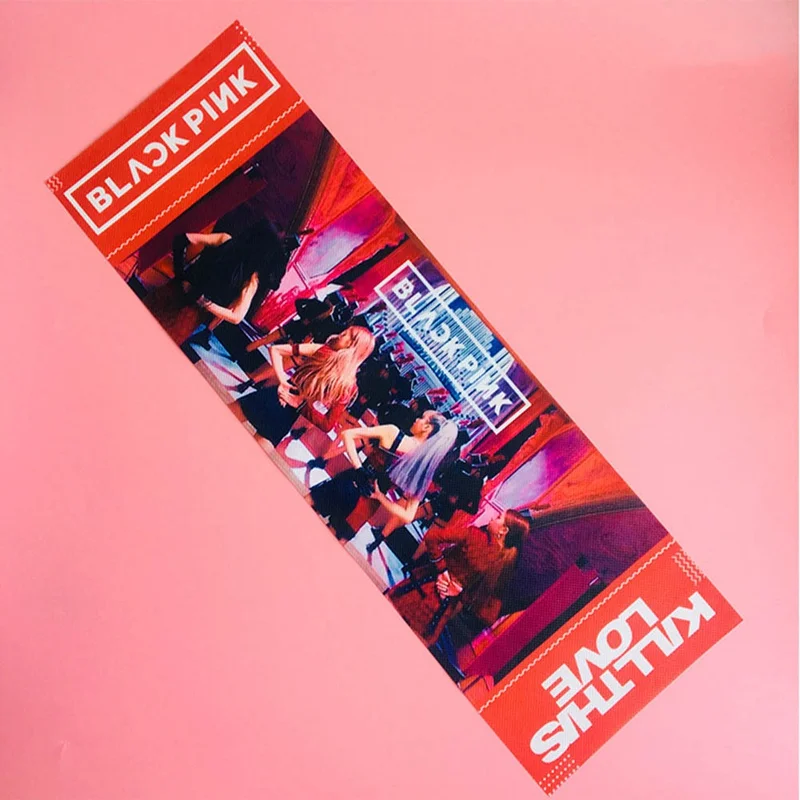 1 шт. Kpop BLACKPINK концертная поддержка ручной баннер ткань повесить плакат для поклонников коллекция подарок