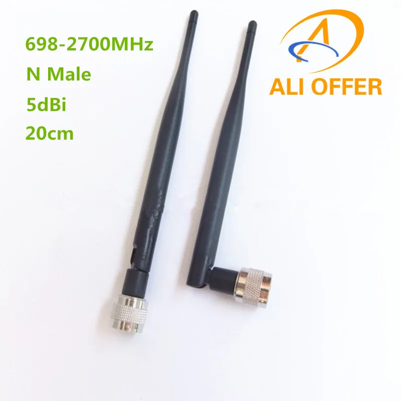 

Multi-Band 698-2700MHz Rubber Antenna for 700/800/900/1800/1900/2100/2600/2700 Repeater,CDMA DCS 4G LTE Full Frequency Antenna