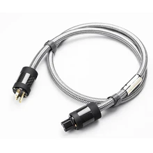 MPSource Tena-AC Hi end 99.99997% OCC 24K Gold Plated 3Pin Power Cord Cable speaker audio DVD CD amplifier AC Power cable