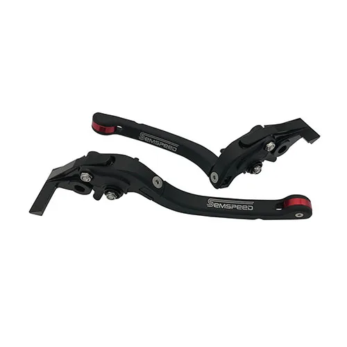 Для YAMAHA Aerox 155 125 Aerox155 Aerox125 складной левый и правый тормозные рычаги - Цвет: Красный