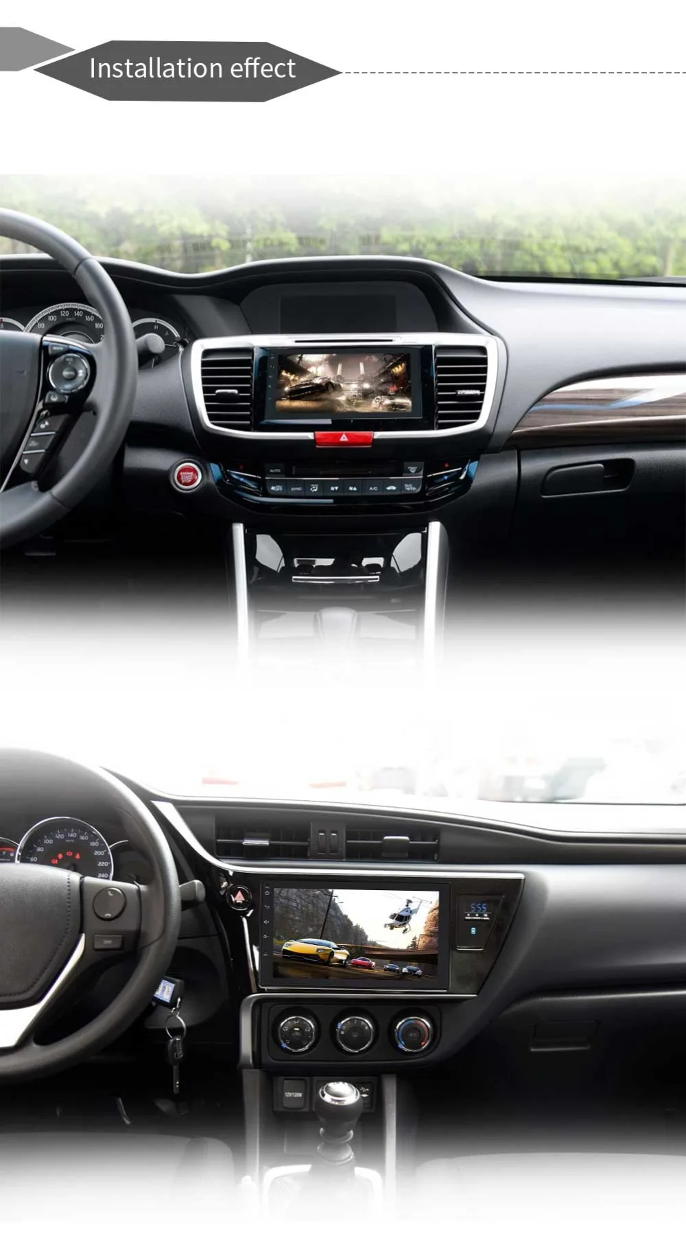 Flash Deal Wholesale 20 units Smart Car Android 7.1 MP5 Player quad core GPS navigation Super slim 7inch tablets multimedia FM Mirror link 22