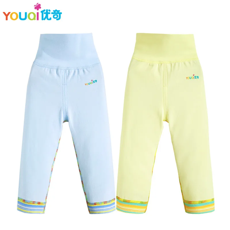 

YOUQI 2Pcs/Lot Baby Pants Cute Cartoon Bear Baby Boy Girl Leggings High Waist Toddler Infants Trousers Brand Cotton Baby Pants
