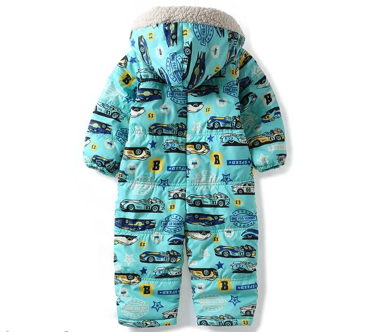 Детский зимний комбинезон; осенний ветрозащитный водонепроницаемый детский комбинезон; комбинезон для маленьких девочек и мальчиков; одежда с капюшоном для младенцев; костюм для новорожденных