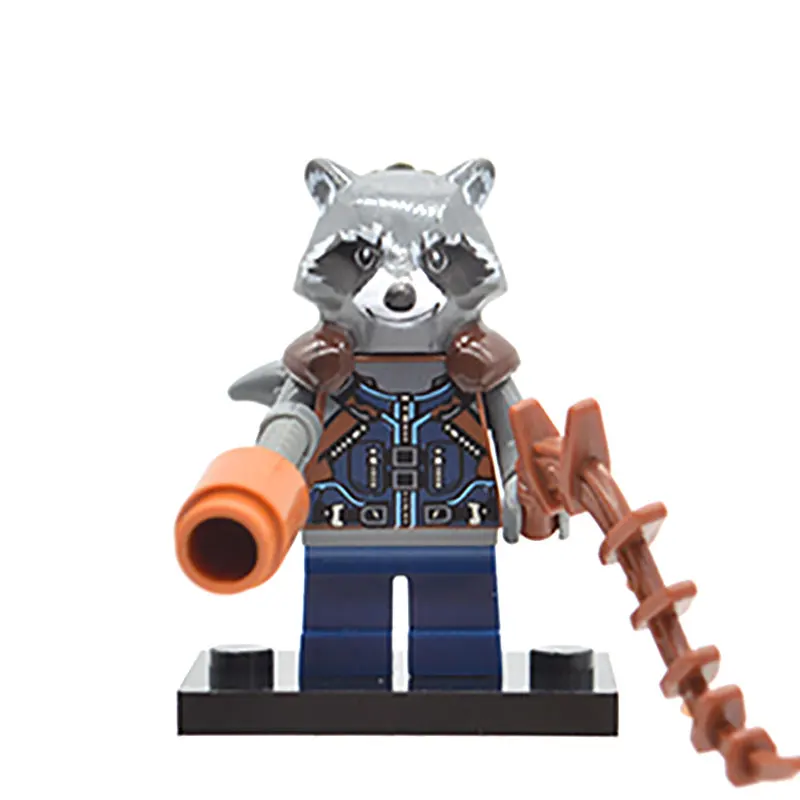 

Wholesale 20pcs/lot Infinity War Figure Rocket Super Heroes Construction Building Blocks Bricks Gifts Toys for Children LD019