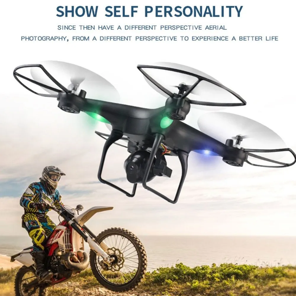 D68W-3 2.4G RC Selfie Smart Drone Quadcopter Aircraft UAV with 720P Wifi FPV Live Video Camera Altitude Hold 360' Flips