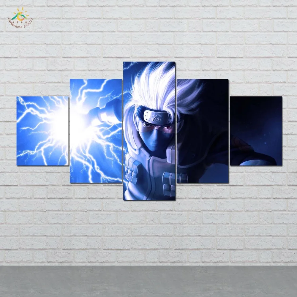 Anime Lightning Naruto Wall Art Canvas Painting Posters and Prints