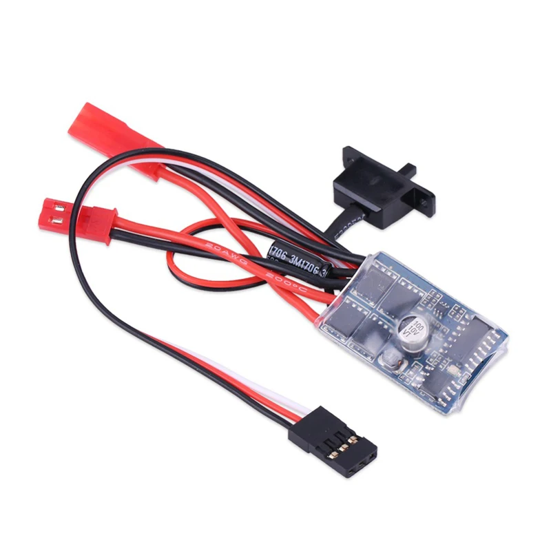 1PCS 10A Brushed ESC Bidirectional ESC 2S Lipo Electric Speed Control