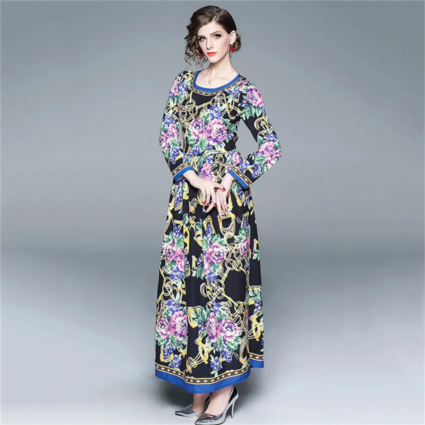 long sleeve gown design