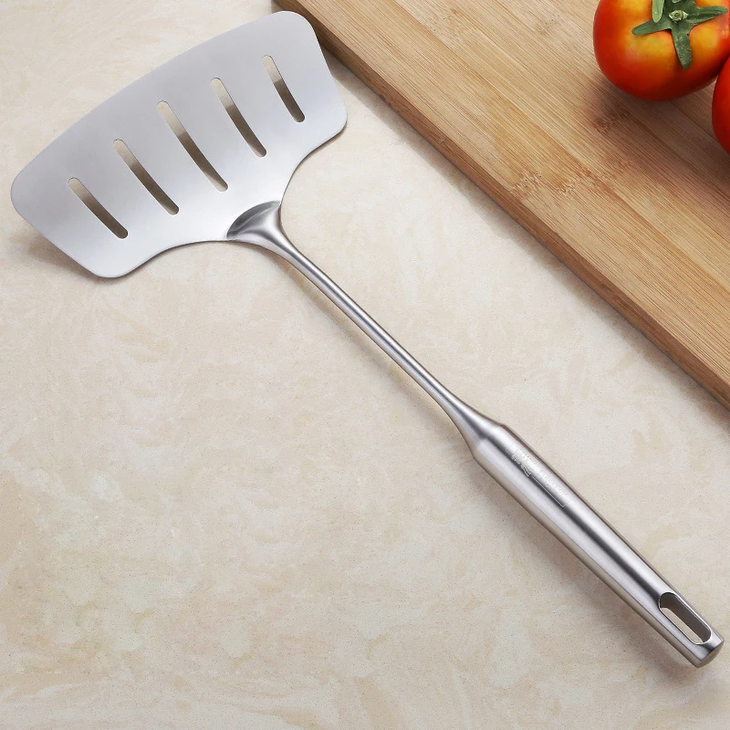 Kitchen Tool Spatula Cooking Tool Pan Spatula Stainless Steel Wide Decoct Fish Egg Steak Spatula