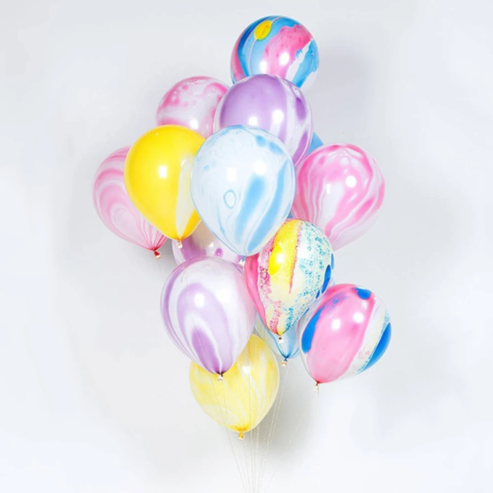 100 шт 12 дюймов Агат облако красочный воздушный шар для вечерние украшения сада на день рождения свадьбы