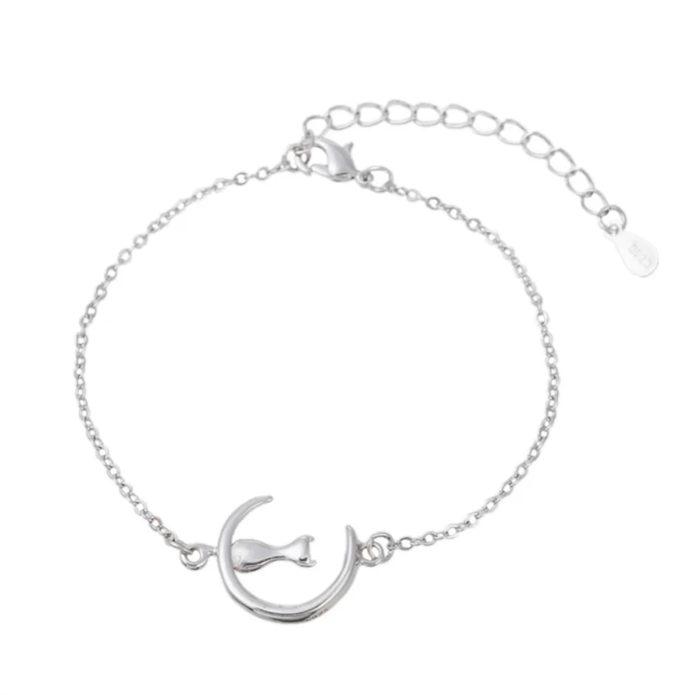 Женский браслет с Луной SMJEL кошкой подарочные украшения для женщин B075|bracelet cat|cat