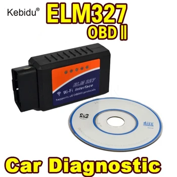 

kebidu 2017 New ELM327 Wifi Scanner Car Auto OBD2 OBDII Diagnostic Tool Wireless ELM 327 Code Reader Scan Tool for Android / IOS