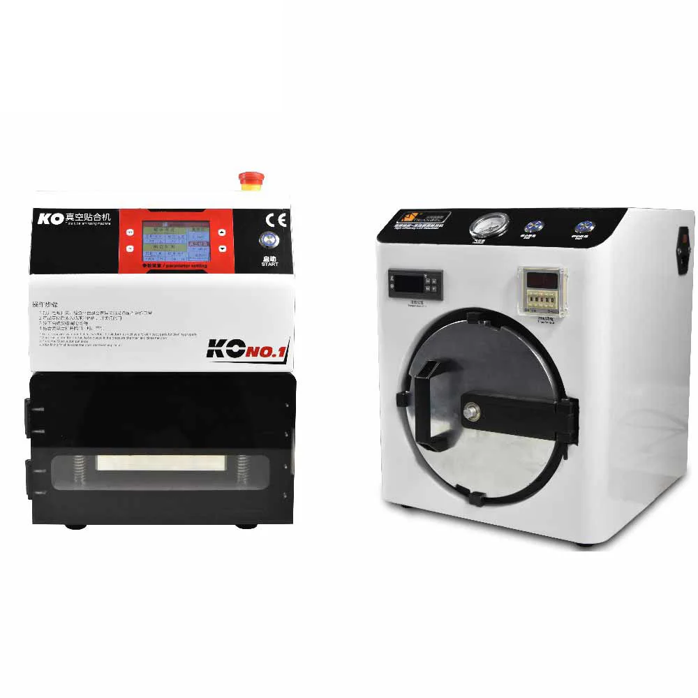 

7inch Classical KO No.1 Universal OCA Vacuum Laminator + Autoclave Bubble Remove LCD Screen Press Machine