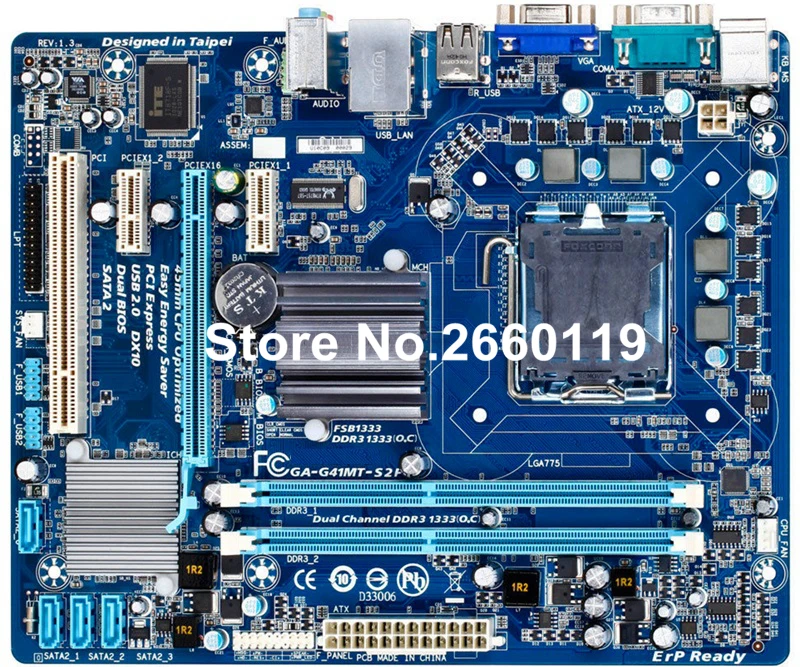 Desktop motherboard for GIGABYTE GA-G41MT-S2P LGA775 DDR3 system mainboard fully tested and 100% working asus original ga g41mt s2 lga 775 ddr3 g41mt s2 8gb fully integrated g41 desktop motherboard