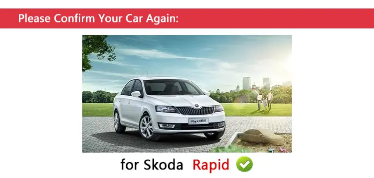 Для Skoda Rapid Роскошные хромированные покрытия для дверных ручек набор отделки из 4 дверей 2011- ABS пластиковые аксессуары наклейки для стайлинга автомобилей