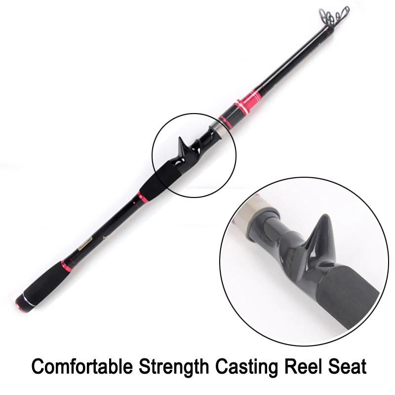 الكربون تلسكوبي الصيد رود السفر الغزل مجموعة يطير كومبو الترا ضوء الشتاء القلم القفز إغراء التصيد قضبان