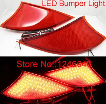 

Red Lens 66LED Rear Bumper Reflector light Brake lamp Stop Light Rear fog light for Lexus IS250 IS300 IS350 XE30 2014-2015