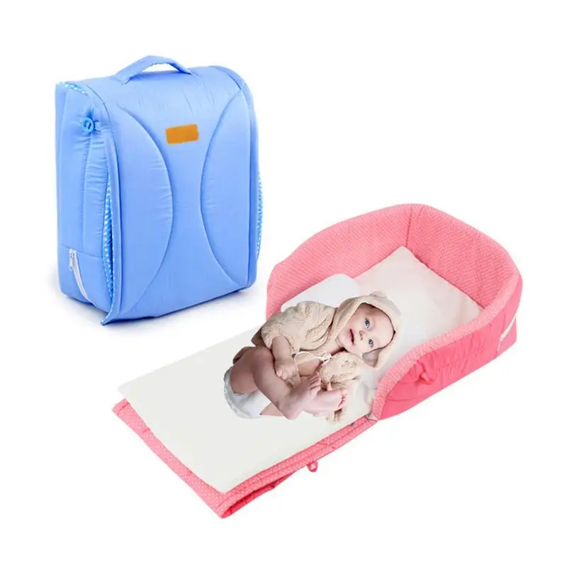 0 18 Months Baby Bed Portable Foldable Baby Crib Newborn Sleep anti