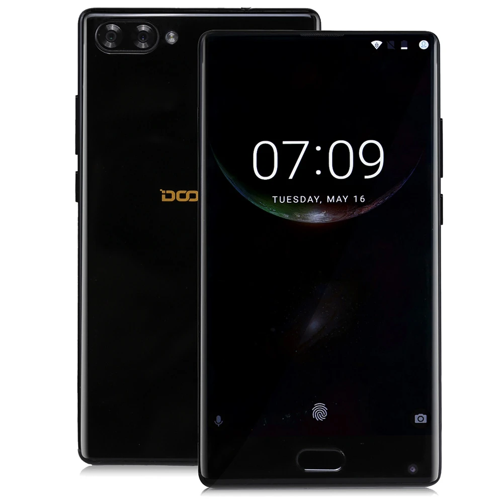 Оригинал DOOGEE MIX 5 &quotAndroid 7 0 смартфон 4 г 6 ГБ + 64 Helio P25 Octa Core 2 ГГц металлический корпус
