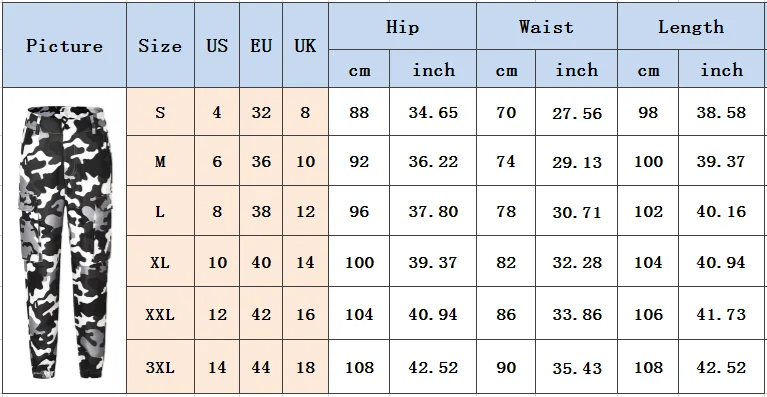 Новое поступление, женские камуфляжные брюки-карго, повседневные женские длинные брюки, камуфляжная одежда, высокая талия, с карманами, без пояса