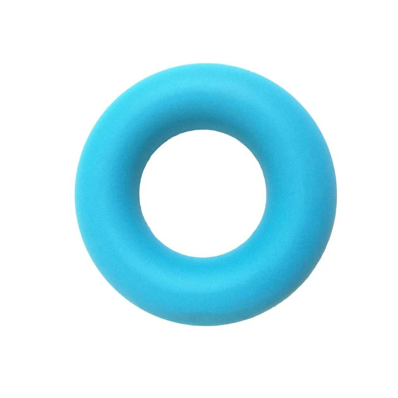 Кольцо на палец+ Эспандеры для тренировок, резиновое кольцо-петля, рукоятка, расширитель предплечья, тренировка запястья, карпальный фитнес - Цвет: Lake Blue 1