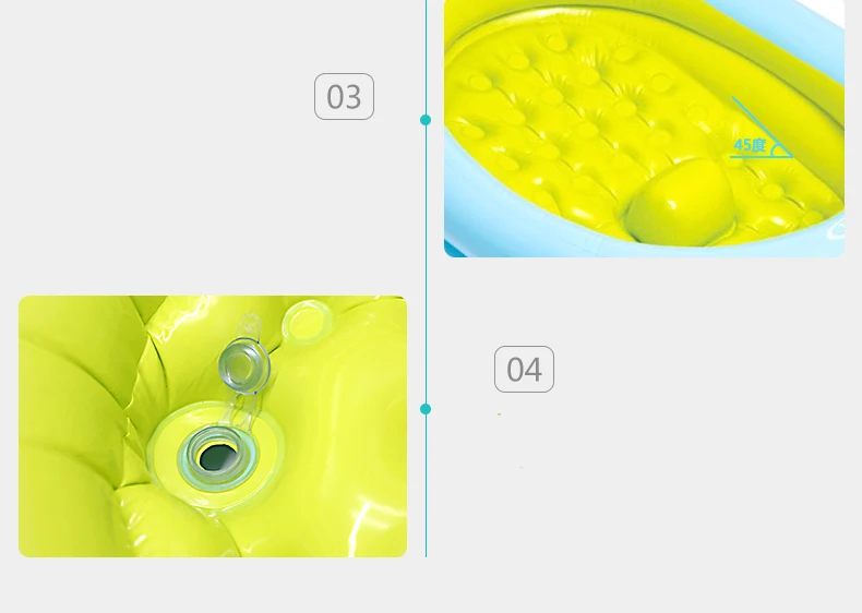 Портативная Надувная Детская ванна, складная, детская, сидящая, для мытья, для раковины, сохраняющая тепло, для путешествий, Детская ванна с бесплатным насосом, подарок