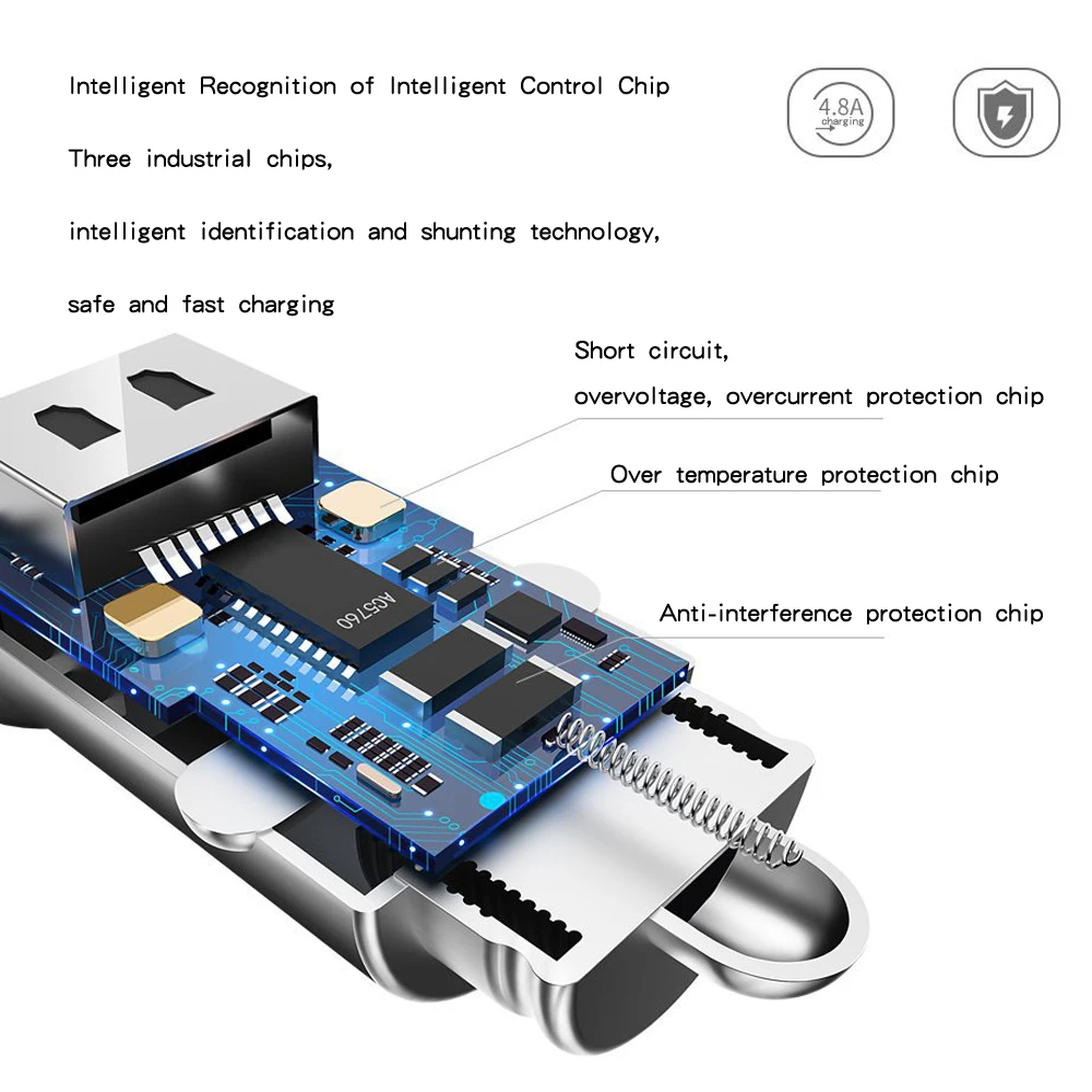 XPAY мини USB Автомобильное зарядное устройство для мобильного телефона планшета gps