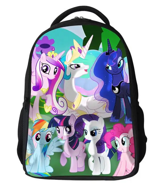 New Fashion Cartoon My Pony School Bags Children Cute Students Shoulder Schoolbag Teenagers Girls font b