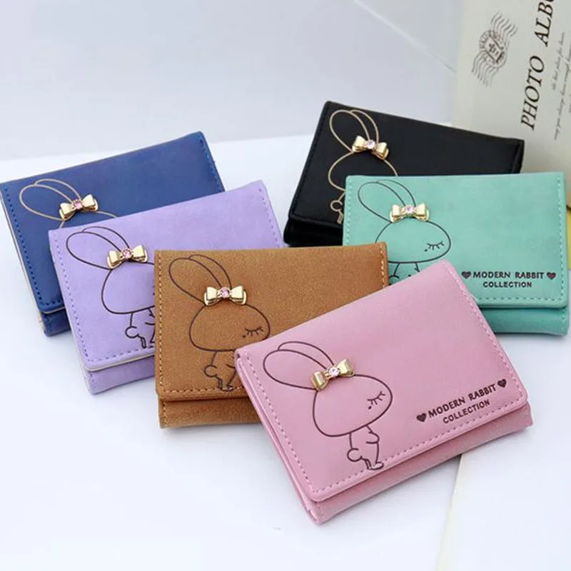 

Short Female Leather Wallet Easy Carry Women Wallet Fashion Dollar Price Card Holder Lady Purse Female Wallet