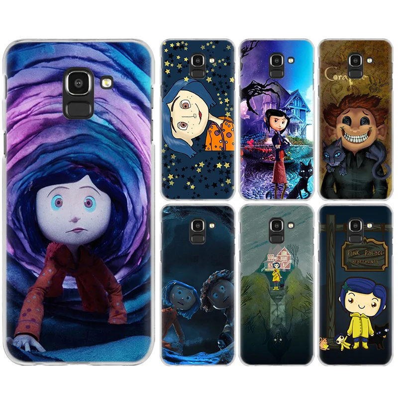 

Cute Coraline Case Cover Phone for Samsung Galaxy A50 A30 A10 S10 S10e S10 Plus A9 A8 A7 A6 Plus 2018 A9 Star Lite M30 M20 M10